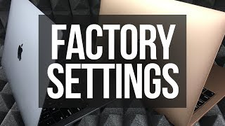 How to restore new 13” MacBook Air with Touch ID back to Factory Settings [upl. by Aseneg]