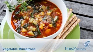 Vegetable Minestrone Soup [upl. by Esilrahc]