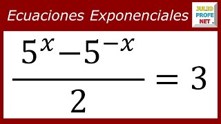 ECUACIONES EXPONENCIALES  Ejercicio 10 [upl. by Pammy692]