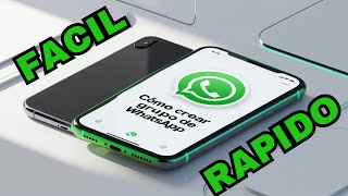 Cómo CREAR un GRUPO de WhatsApp [upl. by Gideon570]