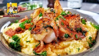 Shrimp and Grits  Shrimp and Grits Recipe [upl. by Gaven]