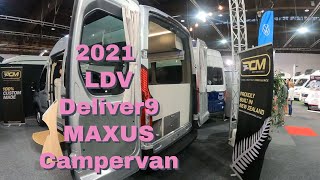 LDV Deliver9 Maxus Campervan 2021 ACM [upl. by Bidget976]