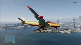 GTA 5  How To Steal A Jumbo Jet [upl. by Fougere]