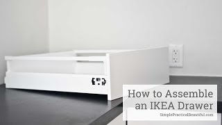 How to Assemble an IKEA SEKTION Drawer [upl. by Yahs157]