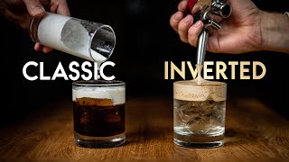 How to make a CREAM WASHED cocktail  INVERTED White Russian recipe [upl. by Ahsiele]