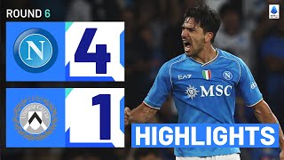 NapoliUdinese 41  Kvara back to scoring ways Goals amp Highlights  Serie A 202324 [upl. by Sidra]