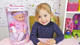 BEBA Lutka sa priborom za hranjenje  Sonja KAO MAMA  Otpakivanje Igracke  New Baby Doll Unboxing [upl. by Tiffie636]