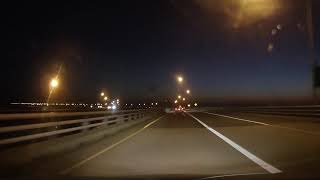 Driving Across The Chesapeake Bay Bridge–Tunnel  Virginia [upl. by Oiruam]