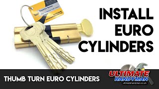 Thumb turn Euro cylinders [upl. by Edylc]