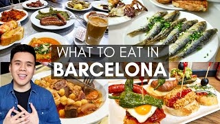 TOP 10 RESTAURANTS IN BARCELONA  Barcelona Food Guide [upl. by Eibocaj]