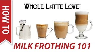 Milk Frothing for Beginners [upl. by Buna]