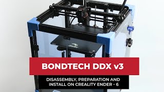 Installing a Bondtech DDX v3 on Creality Ender6 with Mosquito hotend [upl. by Lesiram]