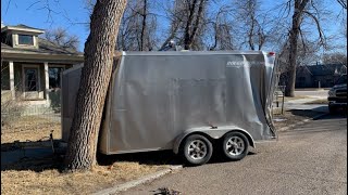 Enclosed Trailer Rebuild Part 1 [upl. by Enyawad]