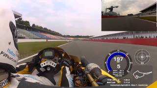 Superkart  Hockenheim Ring  April 2014  Race 1 [upl. by Nohpets240]