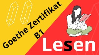 Goethe Zertifikat B1 Lesen  Examen Goethe Zertifikat Leseverstehen [upl. by Carson]