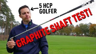 Can A 5 Handicapper Use Graphite Shafts Golf Monthly Test [upl. by Nirej620]