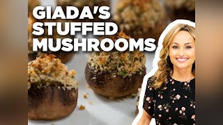 Giada De Laurentiis Stuffed Mushrooms  Everyday Italian  Food Network [upl. by Eenor]