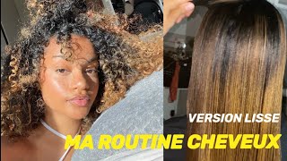 TUTO  COMMENT BIEN LISSER SES CHEVEUX BOUCLÉS [upl. by Nylicaj473]