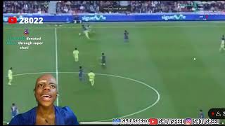 IShowSpeed Reacts To Ankara Messi Goal [upl. by Ynohtnanhoj]