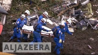 Footballers among 71 killed in Colombia plane crash [upl. by Declan]