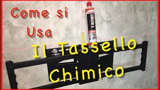 Come fissare la tv con il tassello chimico [upl. by Diao]