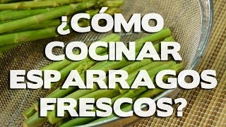 Como cocinar esparragos frescos recetas y preparado [upl. by Canice]