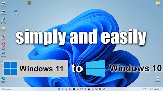 Windows 11 How to Revert to Windows 10 and Keep Activation [upl. by Aicener199]