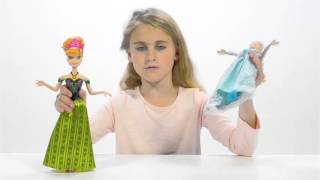 FROZEN  Singing Anna And Elsa Unboxing  Official Disney UK [upl. by Remy170]