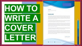 HOW TO WRITE A COVER LETTER Brilliant Cover Letter Examples  Template [upl. by Ansilme]