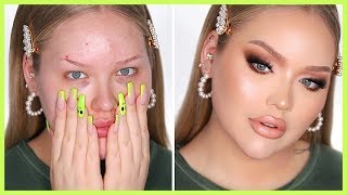 FULL FACE OF FLAWLESS InDepth Makeup Tutorial  NikkieTutorials [upl. by Bannister]