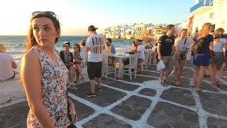 Exploring Mykonos Town Greece  Tourist Heaven or Hell [upl. by Eanrahs]