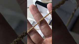 Solid gold rope chain 3mm from Daniel Jewelry in Miami [upl. by Adniles]