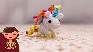 Amigurumi  como hacer un unicornio en crochet  Bibi Crochet [upl. by Eneloj]