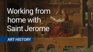 A guide to Saint Jerome in his Study by Antonello da Messina  Working from home [upl. by Dorrehs]