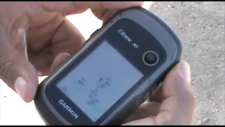 MEDICION DE DISTANCIA CON GPS ETREX 30 GARMIN [upl. by Ardme822]