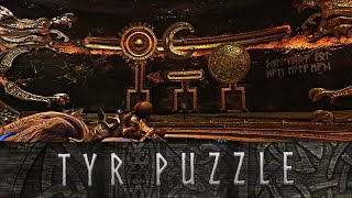 God of War  Tyr Vault Puzzle Solution [upl. by Joerg507]