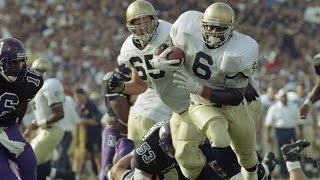 Classic Tailback  Jerome Bettis Notre Dame Highlights [upl. by Briant]