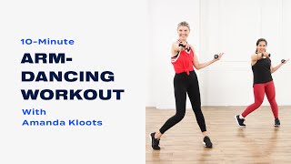 10Minute ArmDancing Workout With Amanda Kloots [upl. by Eilrahc]