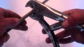 how to use vise grips [upl. by Marmaduke]