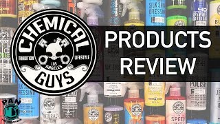 CHEMICAL GUYS Detailing Products  Brand Review [upl. by Ielhsa]