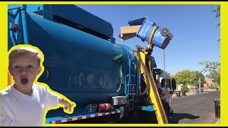 Fun Garbage Truck Ride  Video for Kids [upl. by Arthur]