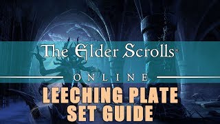 Elder Scrolls Online Leeching Plate Set Build Guide [upl. by Llen85]