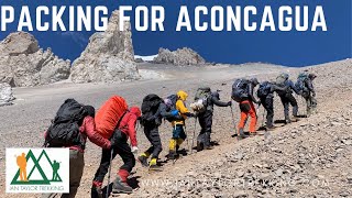 Packing for your Aconcagua Expedition [upl. by Rebmaed]