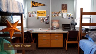 Residence Hall Dorm Tours Double Room [upl. by Minnie826]