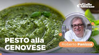 PESTO ALLA GENOVESE  La ricetta imperdibile dello CHEF Roberto Panizza [upl. by Assilaj]