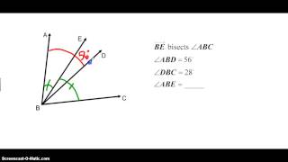 Angle Bisector Definition and Example [upl. by Oxley]