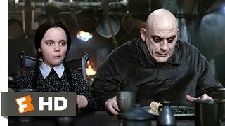 The Addams Family 310 Movie CLIP  Dinner Conversation 1991 HD [upl. by Sidoney]