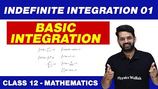 Indefinite Integration 01  Basic Integration  Class 12 NCERT [upl. by Valdemar]