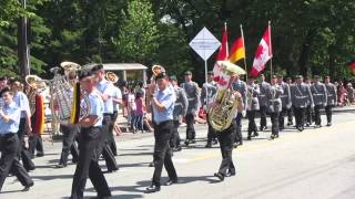 German band Heeresmusikkorps Ulm 2015 Halifax NS [upl. by Waldo823]