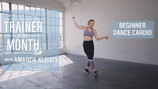 Beginner Dance Cardio  Trainer of the Month Club  WellGood [upl. by Neeluj545]